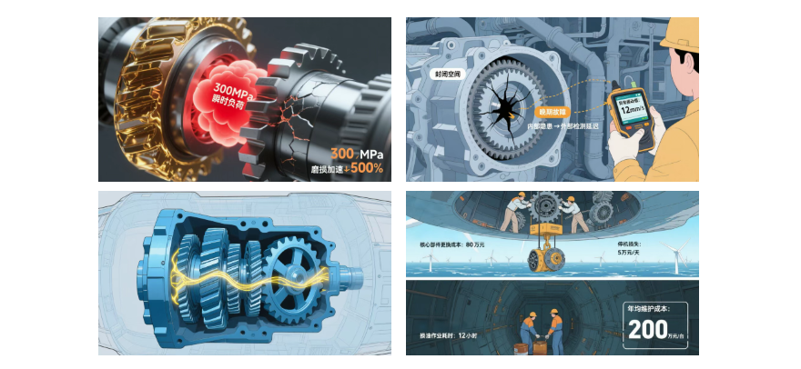 風(fēng)電齒輪箱潤滑守護(hù)方案:在線油液監(jiān)測(cè)讓隱患無處藏身 圖2